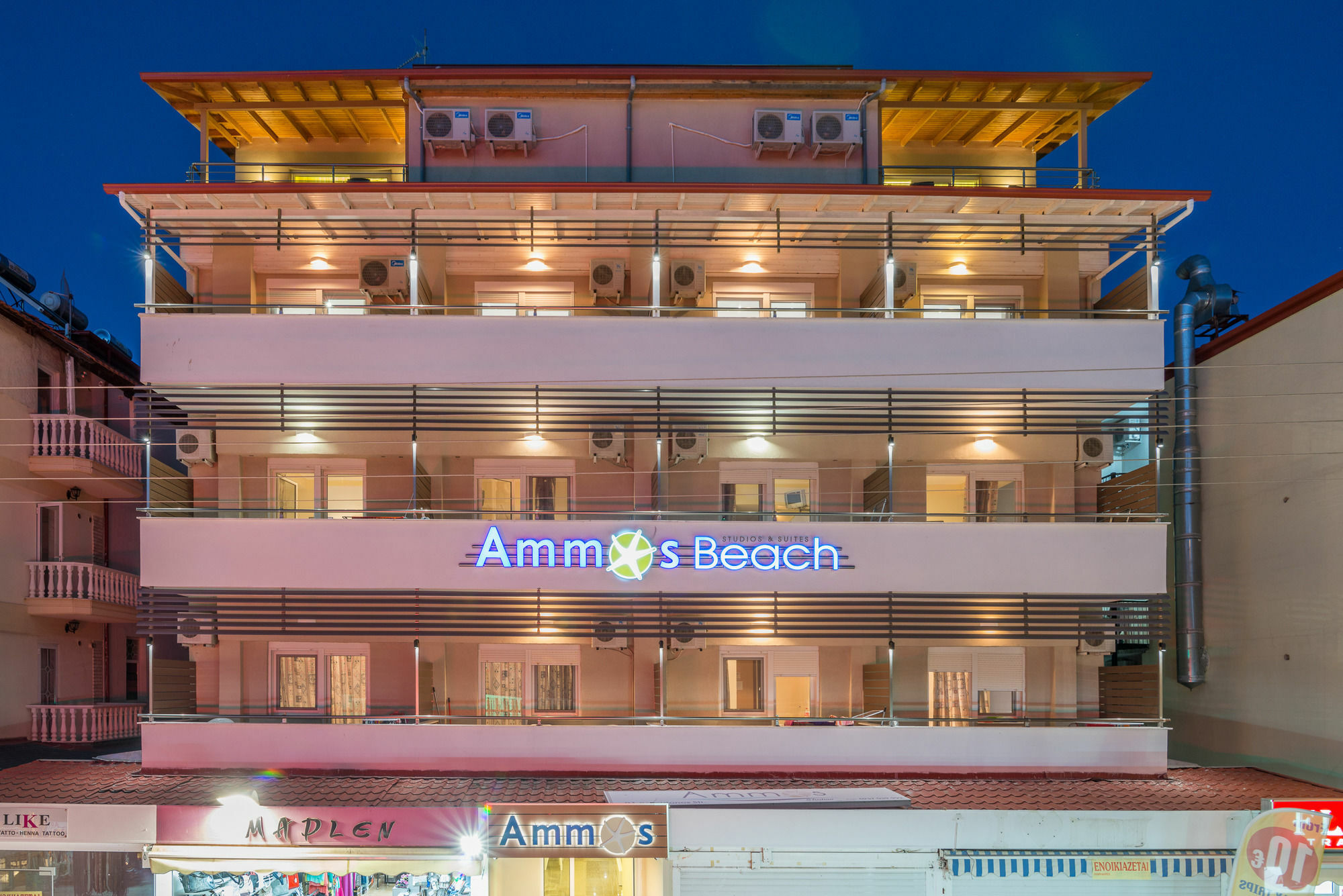 Ammos Beach Seaside Luxury Suites Hotel Олимпиаки-Акти Экстерьер фото